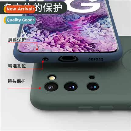 适用Samsung A73 a53 imitation liquid silicone A21s full pack