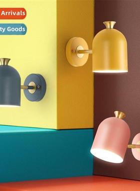 Macar single head bedroom art bedside Scinavian wall lamp be