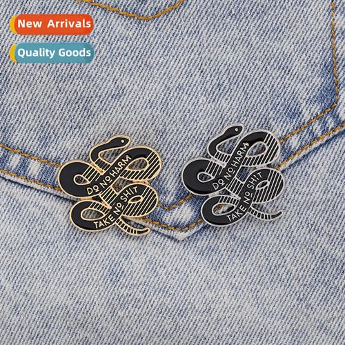 Europe and  Uned States creative brooch Do no harm Take No A