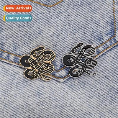 Europe and  Uned States creative brooch Do no harm Take No A