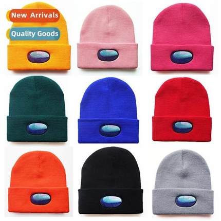 amg us colorful embroidery kn cap pullover wool cap hip hop