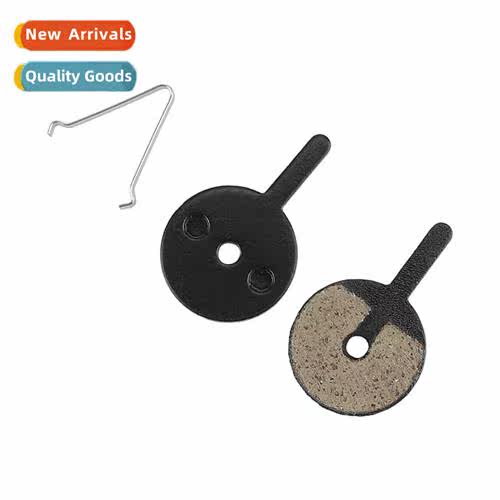 Round shank semi-metallic rimming pads, long cake resin brak
