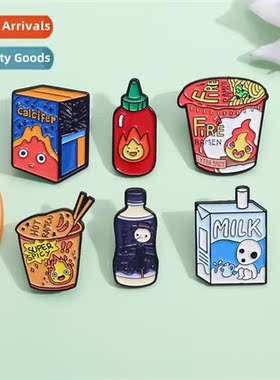 New alloy jewelry creative carto bubble drink physical serie