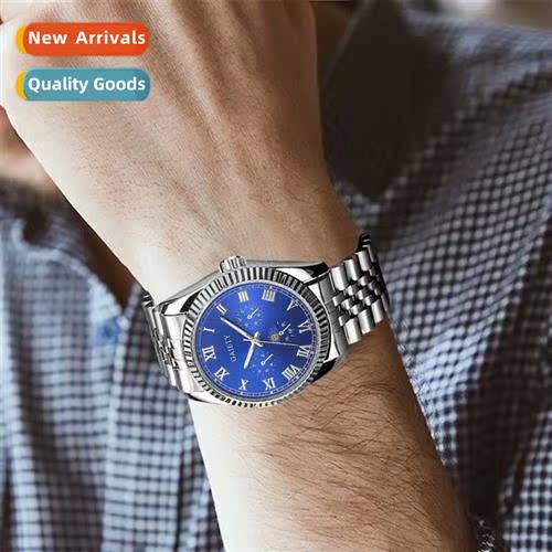 ins new mens business persalized quartz watch three eyes six