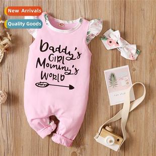 fall 2022 letters baby printed sleeveless spring ins new