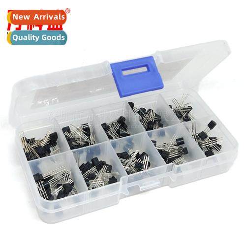 10 sizes total 200pcs triode box set TO-92 S8050 S8550 S9012