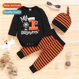 print 2021 sleeved fall new top Girls letter spring