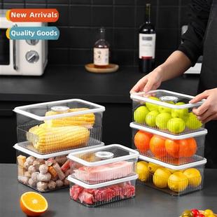 refrigerator food organizer keeper box time new