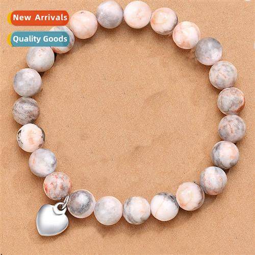 New Pink Zebra Lapis Lazuli Pink Crystal Whe Turquoise Beade