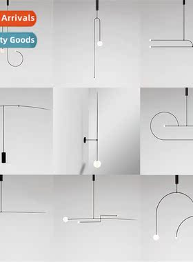 Scinavian minimalist chelier persalized creative lights -mod