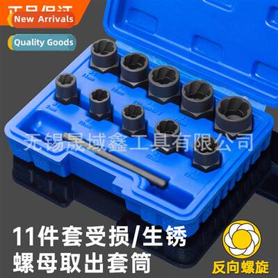 11 Piece Damaged Rusty Nut Bolt Screw Tire Screw Remover N-S