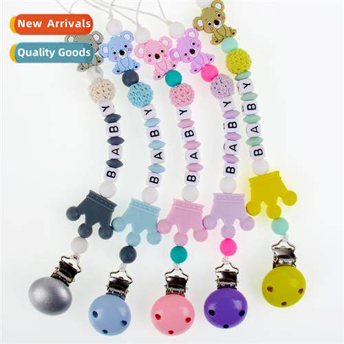 Mor  child supplies Carto Koala pacifier anti-drop chain Pac