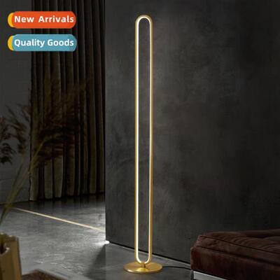 Full copper floor lamp Italian minimalist Scinavian light lu