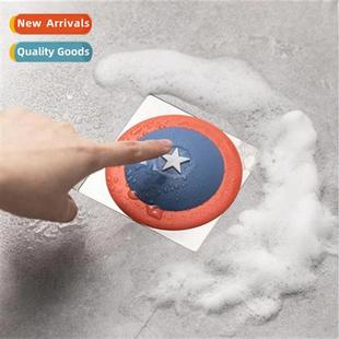 Sink Floor Odor Push Blocking Cover Shield Drain