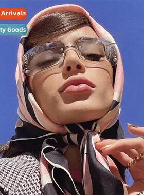 6006 diamd encrusted rimless sunglasses 2023Y2K millennial h