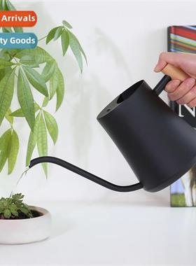 Stainless steel lg spout watering can home balcy flower wate