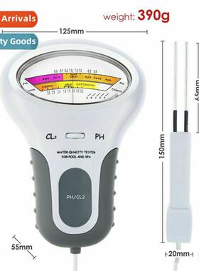 PC102 Swimming Pool Water Qualy Tester Portable PH Meter Chl