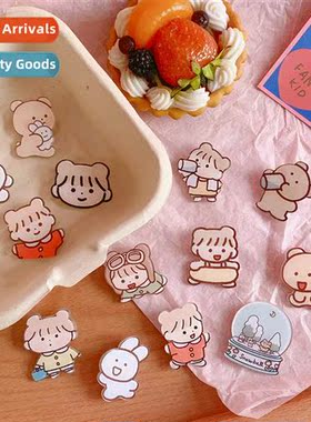 ins tide cute Japanese creative acrylic small brooch carto g