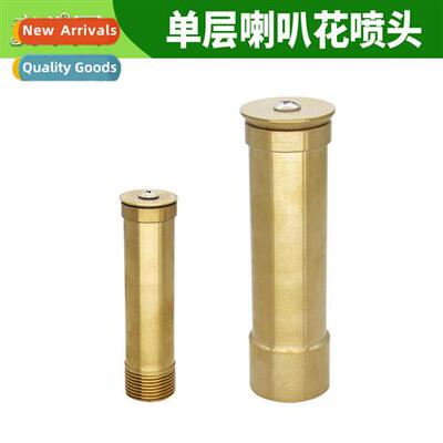 Fountain nozzle trumpet flower petunia music water lscape wa