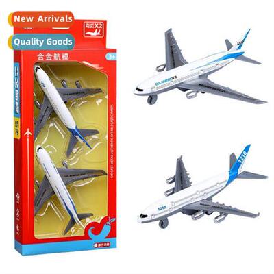 Alloy back to  airliner toys Boys aircraft  set Solid amusem