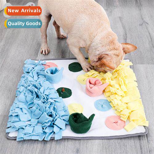 Pet sniffing mat hide food leakage training dog decompressi