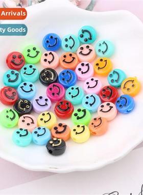 10mm expressi carto smiley face perforated beads diy loose b