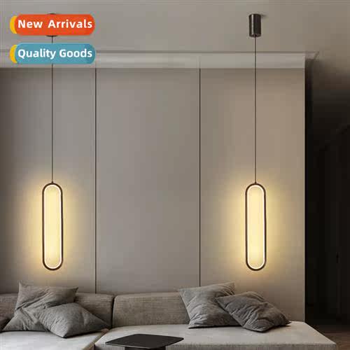 Full copper bedside chelier bar -modern light luxury bedroom