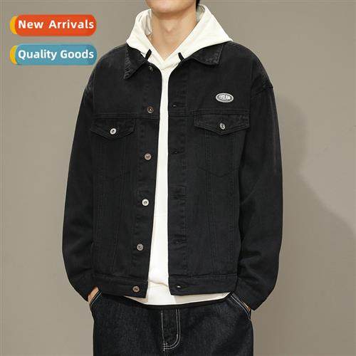 2022 Spring and Autumn new tide retro workwear denim jacket