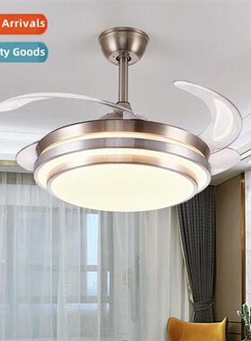 LED invisible fan light ceiling fan light home living room r