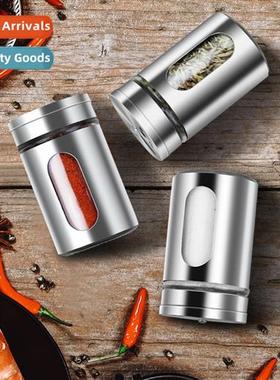 Glass Seasing Jar Seasing Box Seasing Jar Stainless Steel Sw