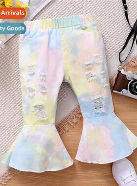 Girls Spring  Autumn 2022 new n middle  small children hole