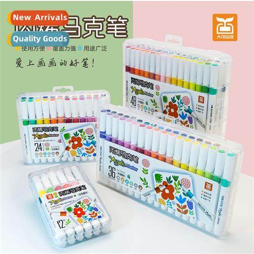 Acrylic markers 12 colors 24 colors 48 colors h-painted cera