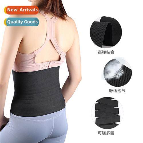 Wrap around bdage belt sports  fness corset elastic belly bi