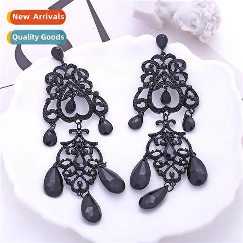 temperament light luxury elegant tassel drop earrings retro