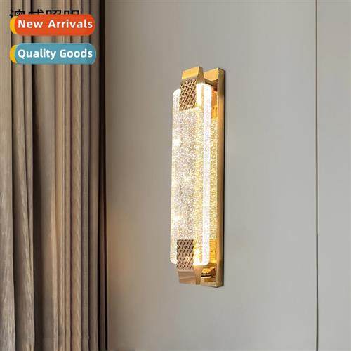 Overseas bubble crystal wall lamp home living room bedroom l
