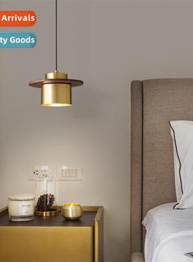 Post-modern light luxury style brass chelier room bedroom be