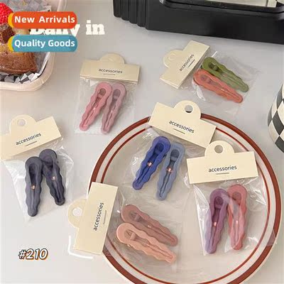 Frosted texture duckbill clip simple wind large pin lg secti