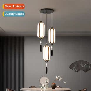 full copper staircase New chelier style small bedroo Chinese