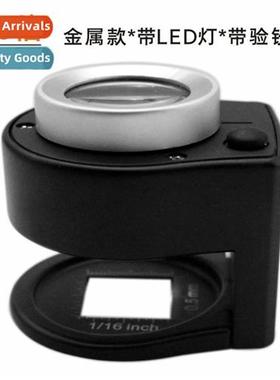 30x wh 6LED banknote checking light scale ruler shine cloth