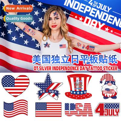 Independence Day Decorati Face Stickers American Flag Party