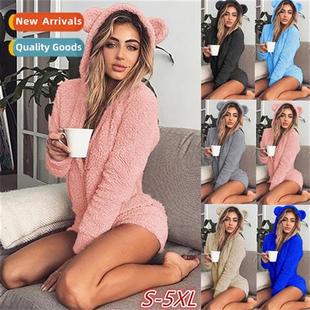 Sleeve 5XL Fall Jumpsu Plush Hooded Winter 2021