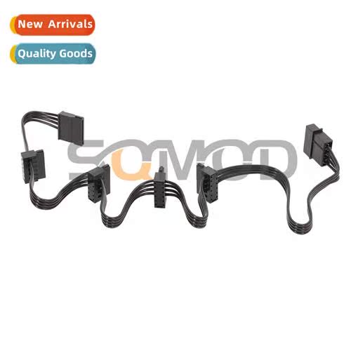 131-IDE Female to SATA One to Five Puncture Large 4pin to SA