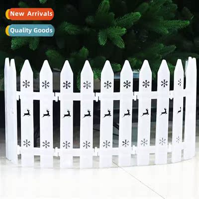 Christmas Day Decoratis Christmas Fawn Plastic Whe Fence Chr