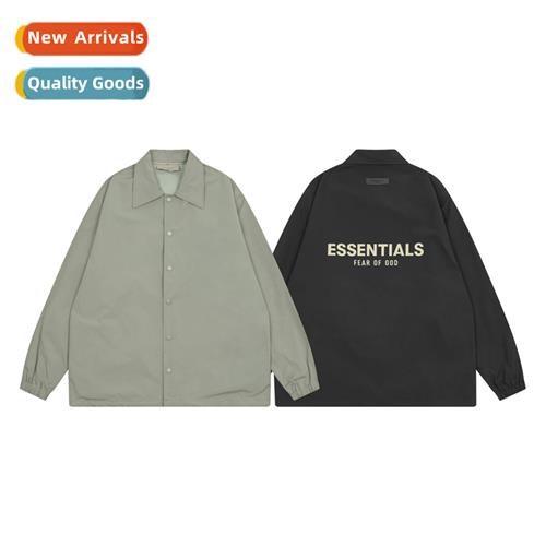FOG SS22 rewire ESSENTIALS flocked High set windbreaker coac