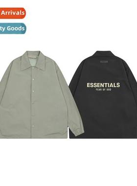 FOG SS22 rewire ESSENTIALS flocked High set windbreaker coac