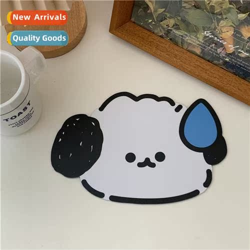 Cute sweaty puppy mouse pad girl heart ins computer desk mou