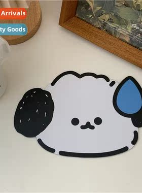 Cute sweaty puppy mouse pad girl heart ins computer desk mou