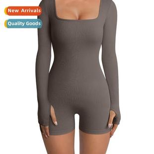 fall winter hip Womens slimmi neck new square 2023 threaded