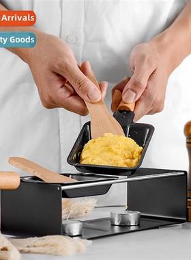 Wood Hle Cheese Grill Set Mini Nstick Grill Pan Butter Chees