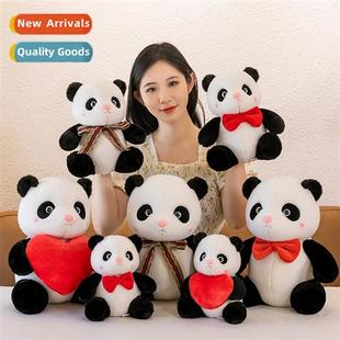 plush child tie whe black toy doll ltle bow Cute